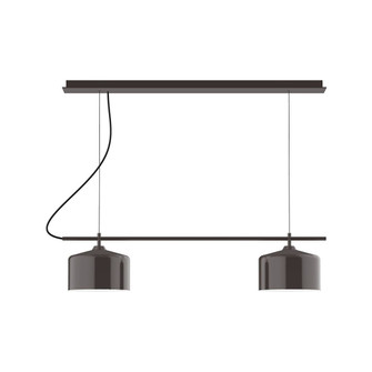 Axis Two Light Linear Chandelier in Architectural Bronze (518|CHE41951C20)