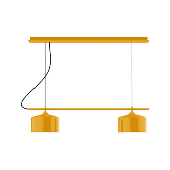 Axis Two Light Linear Chandelier in Bright Yellow (518|CHE41921C02)