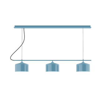 Axis Three Light Linear Chandelier in Light Blue (518|CHD41954)