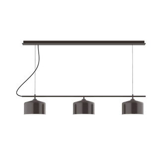 Axis Three Light Linear Chandelier in Architectural Bronze (518|CHD41951C23)