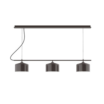 Axis Three Light Linear Chandelier in Architectural Bronze (518|CHD41951C02)