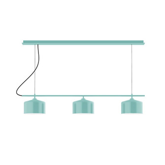 Axis Three Light Linear Chandelier in Sea Green (518|CHD41948C27)