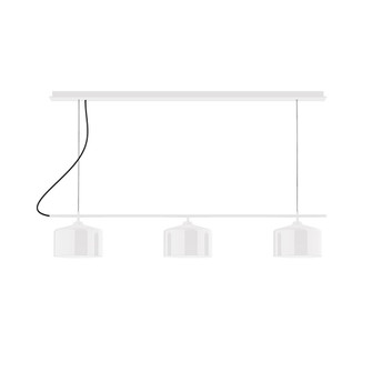 Axis Three Light Linear Chandelier in White (518|CHD41944C01)