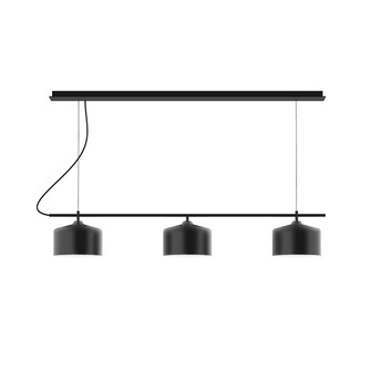 Axis Three Light Linear Chandelier in Black (518|CHD41941C25)