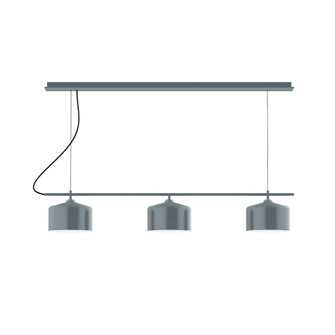 Axis Three Light Linear Chandelier in Slate Gray (518|CHD41940C27)