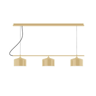 Axis Three Light Linear Chandelier in Ivory (518|CHD41917C23)