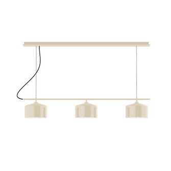 Axis Three Light Linear Chandelier in Cream (518|CHD41916C22)