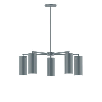 Jordan Five Light Chandelier in Slate Gray (518|CHC41840)