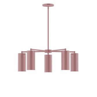 Jordan Five Light Chandelier in Mauve (518|CHC41820)