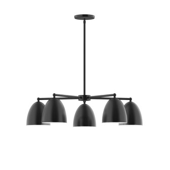 Jill Five Light Chandelier in Black (518|CHC41741)