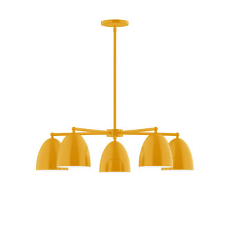 Jill Five Light Chandelier in Bright Yellow (518|CHC41721)