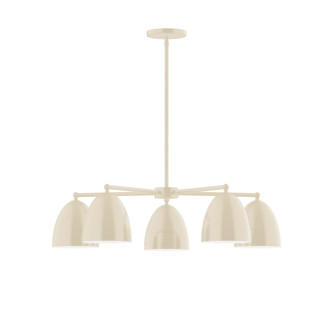 Jill Five Light Chandelier in Cream (518|CHC41716)