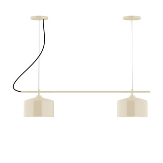 Julia Two Light Linear Chandelier in Cream (518|CHB41916C23)