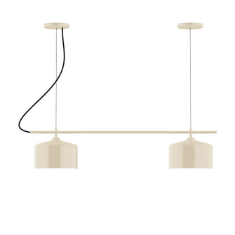 Axis Two Light Linear Chandelier in Cream (518|CHB41916C12)
