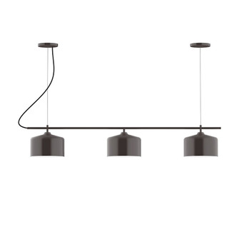 Julia Three Light Linear Chandelier in Architectural Bronze (518|CHA41951C21)