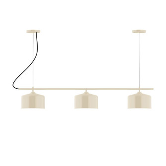 Axis Three Light Linear Chandelier in Cream (518|CHA41916C27)