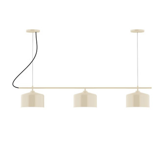 Axis Three Light Linear Chandelier in Cream (518|CHA41916C16)