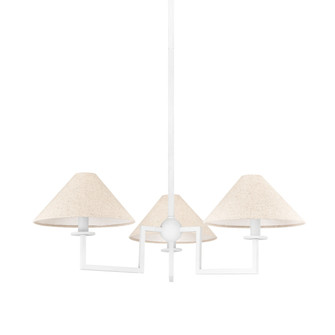 Gladwyne Three Light Chandelier in Textured White (428|H760803TWH)