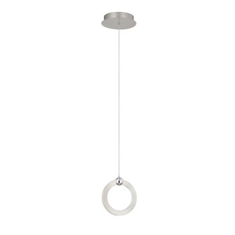 Hermosa LED Pendant in Brushed Nickel w/ Chrome (102|NSH8129NCCR)