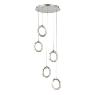 Hermosa LED Pendant in Brushed Nickel w/ Chrome (102|NSH8125NCCR)