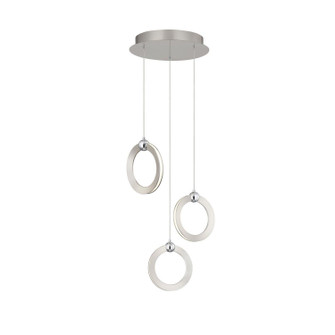 Hermosa LED Pendant in Brushed Nickel w/ Chrome (102|NSH8123NCCR)