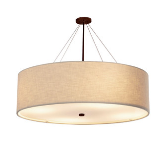 Textile 12 Light Pendant in Dark Bronze (102|FAB9599CREMDBRZ)