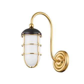 Holkham One Light Wall Sconce in Aged Brass/Distressed Bronze (70|MDS1500AGBDB) Holkham One Light Wall Sconce in Aged Brass/Distressed Bronze (70|MDS1500AGBDB)