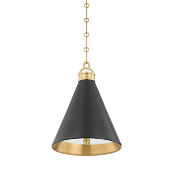 Osterley One Light Pendant in Aged Brass/Distressed Bronze (70|MDS1302ADB)