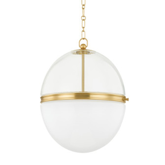 Donnell One Light Pendant in Aged Brass (70|3821AGB)