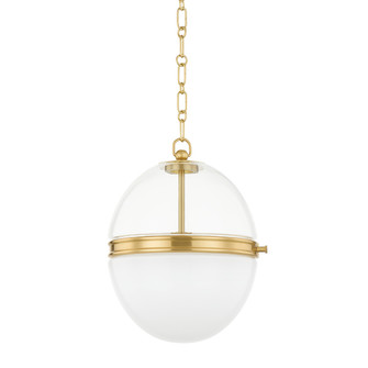 Donnell One Light Pendant in Aged Brass (70|3815AGB)
