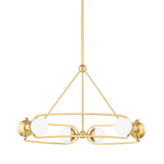 Hartford LED Chandelier in Aged Brass (70|2531AGB)