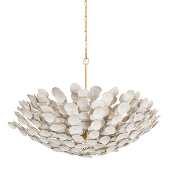 Aimi 12 Light Chandelier in Vintage Gold Leaf (68|35649VGL)