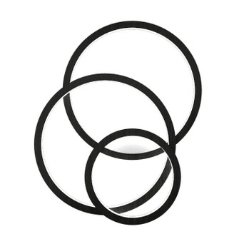 Frame LED Ceiling Mount in Charcoal (486|5086LED44)