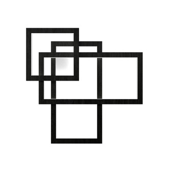 Frame LED Ceiling Mount in Charcoal (486|5082LED44)