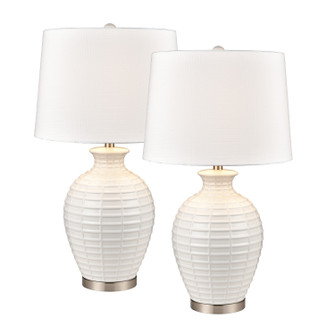 Junia One Light Table Lamp - Set of 2 in White (45|S00199472S2)