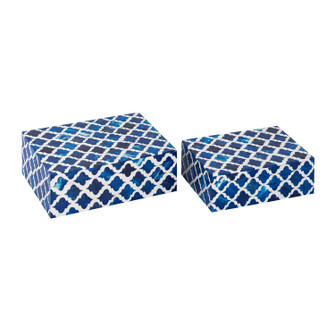 Tucker Box - Set of 2 in Blue (45|H080710993S2)