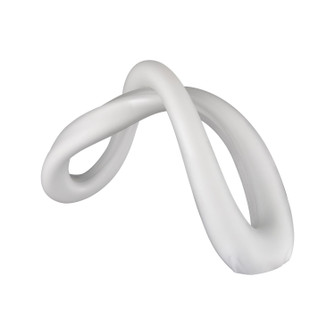 Twisted Decorative Object in White (45|H004710984)