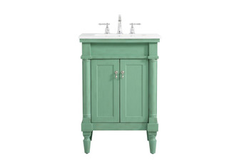 Lexington Single Bathroom Vanity in Vintage mint (173|VF13024VMVW)