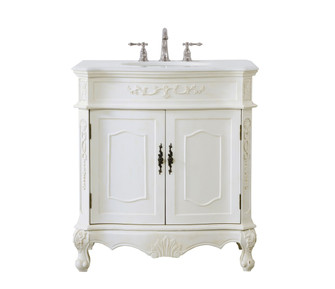 Danville Single Bathroom Vanity in Antique white (173|VF10132AWVW)