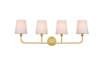 Colson Four Light Bath Sconce in Brass (173|LD7322W36BRA)