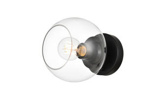 Rogelio One Light Bath Sconce in Black (173|LD7320W7BLK)