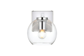 Juelz One Light Bath Sconce in Chrome and Clear (173|LD7311W6CH)