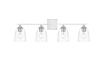 Harris Four Light Bath Sconce in Chrome and Clear (173|LD7309W34CH)