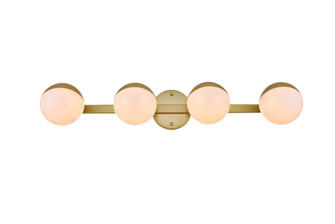 Majesty Four Light Bath Sconce in Brass (173|LD7305W29BRA)