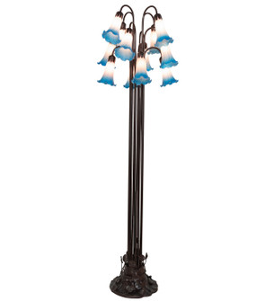 Pink/Blue 12 Light Floor Lamp in Mahogany Bronze (57|15954)