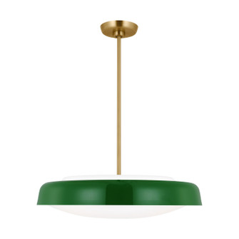 Draper Three Light Pendant in Green (454|KSP1133GRN)
