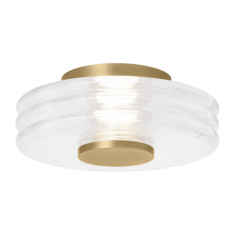 Laurel LED Flush Mount in Natural Brass (182|KWFM20727CNB)