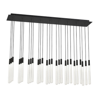 Pylon LED Chandelier in Nightshade Black (182|700TRSPPYLC27TBLED120)