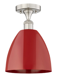 Edison One Light Semi-Flush Mount in Satin Gold (405|6161FSGMBD9RD)