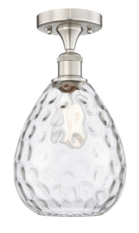 Edison One Light Semi-Flush Mount in Satin Gold (405|6161FSGG372)